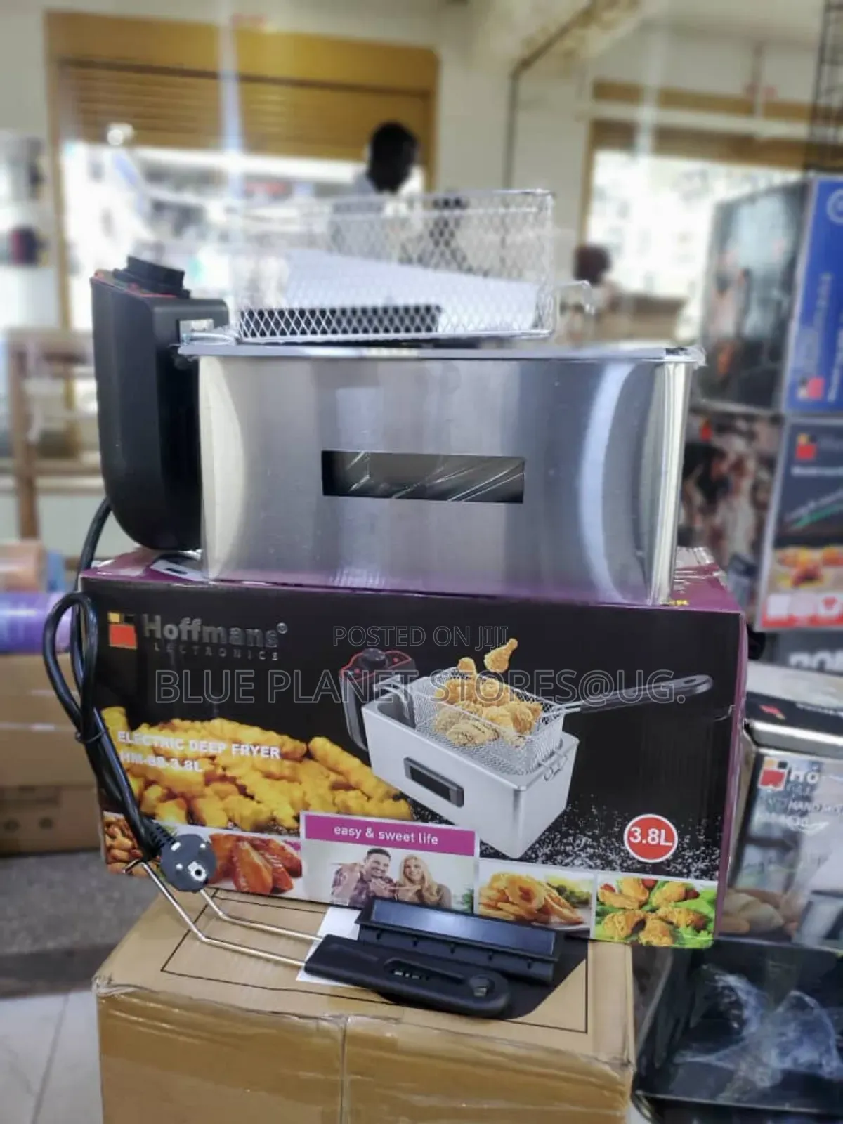 HOFFMANS 3.8litres Electric Deep Fryers \\ 2000w \\ HM-88