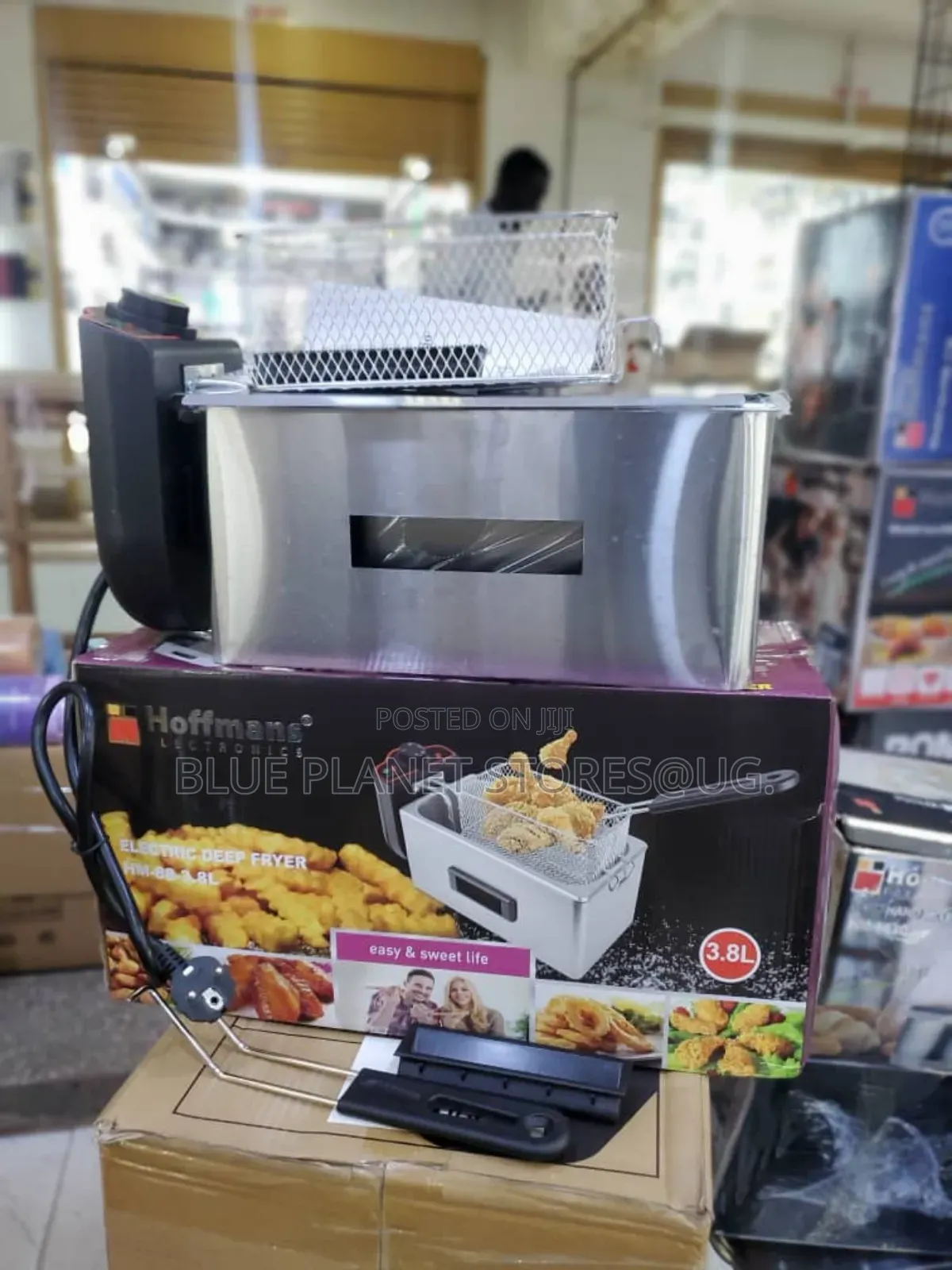 HOFFMANS 3.8litres Electric Deep Fryers \\ 2000w \\ HM-88