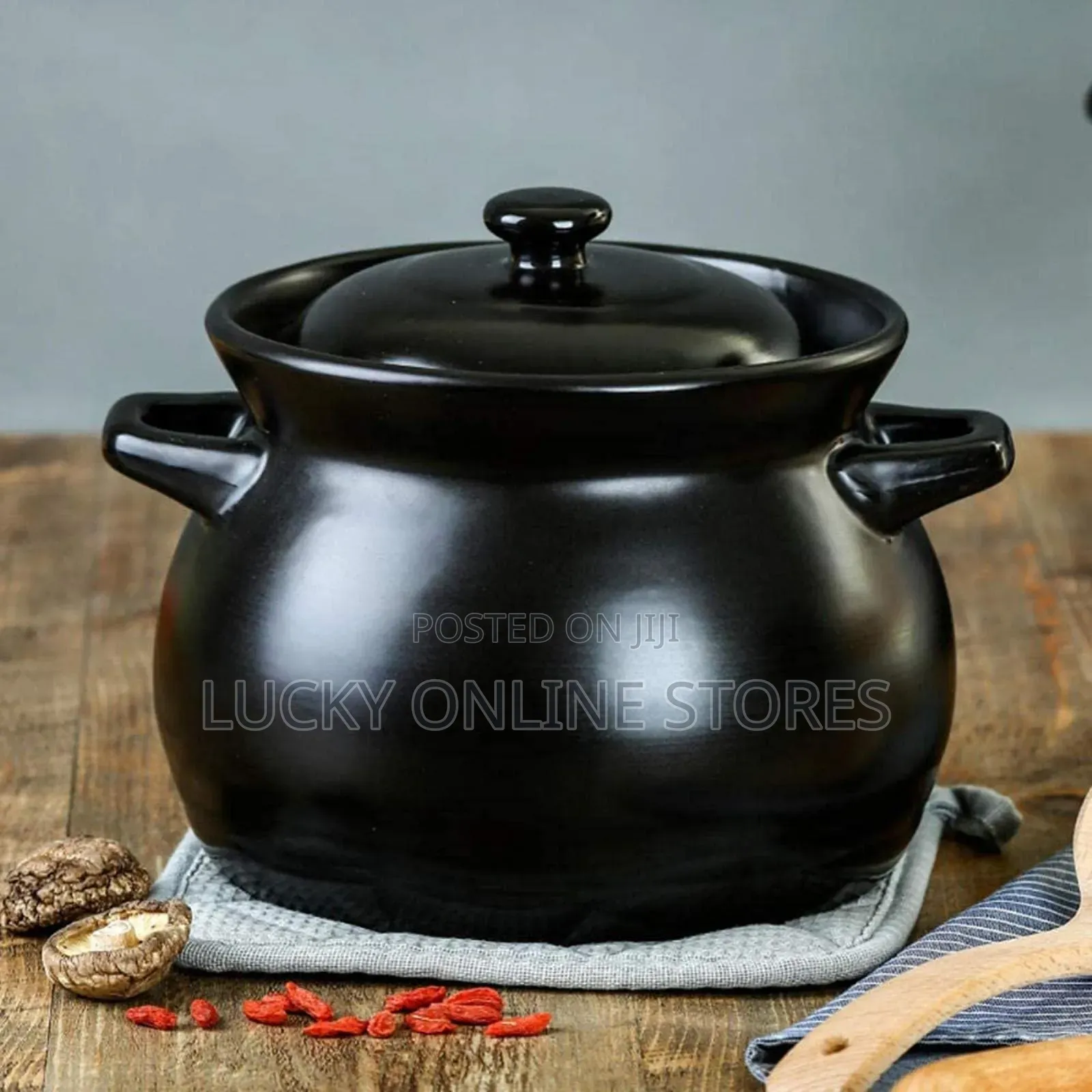 5 Litres Terracotta Casserole Pot
