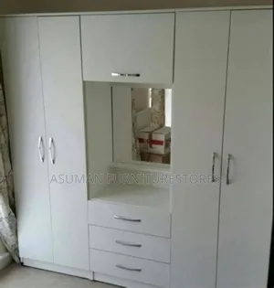 Modern Wardrobe in White Color Call