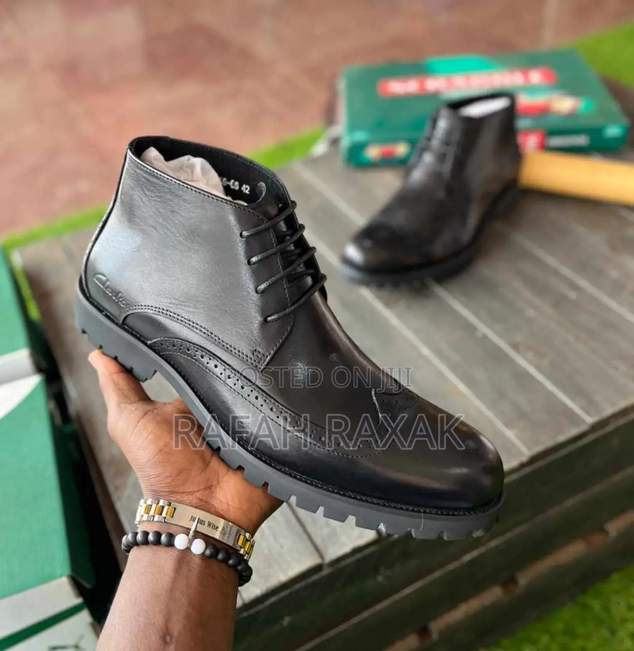 Original Clarks Oxford Gentle Ankle Leather Boots