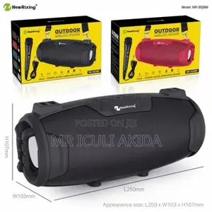New Rixing Rechargeable Wireless Bluetooth Speaker