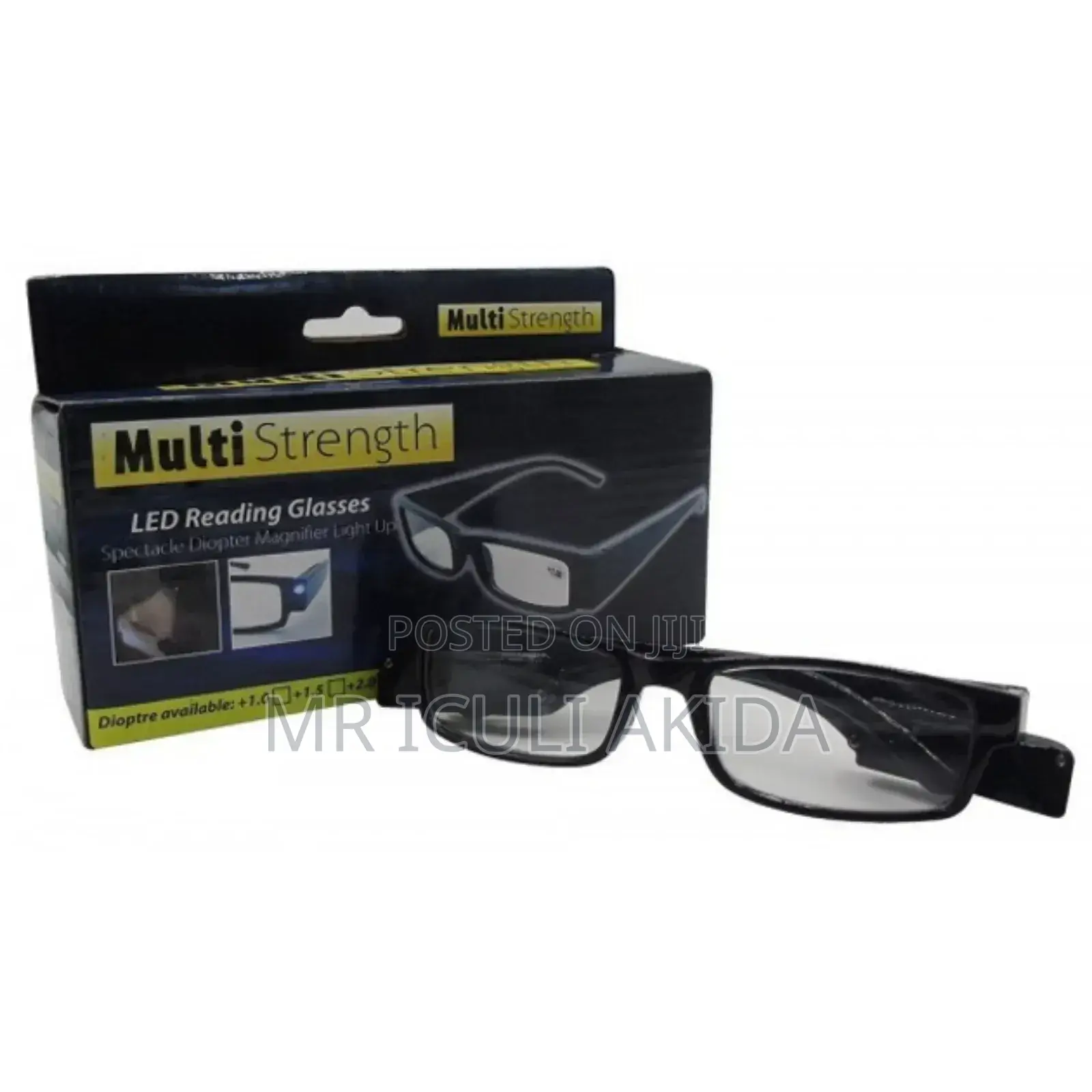 Multi Strength Reading Glasses With LED Light