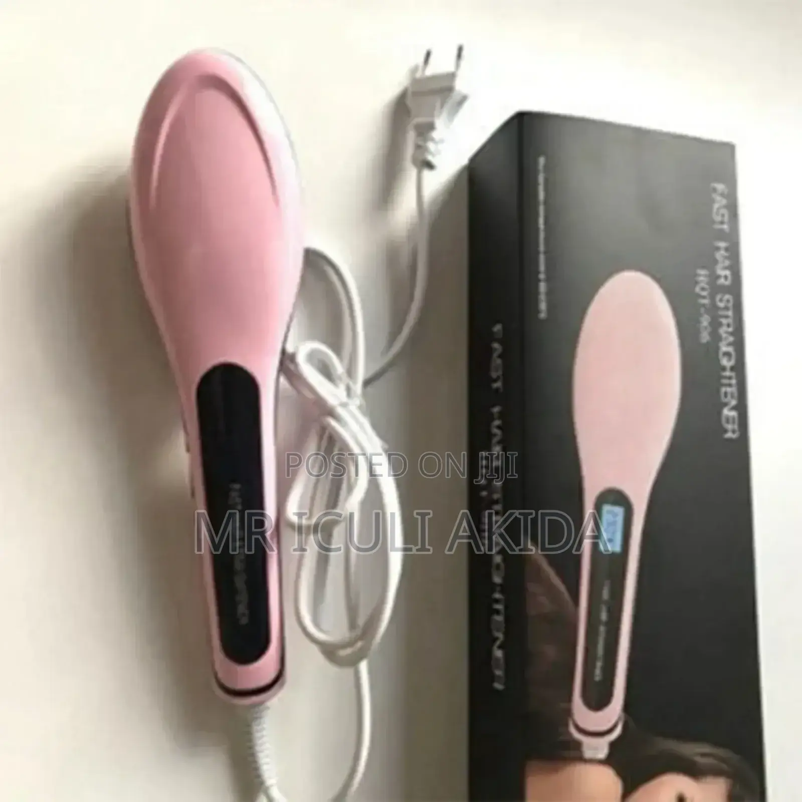 Hot Comb Air Straightener Brush Curler and Comb