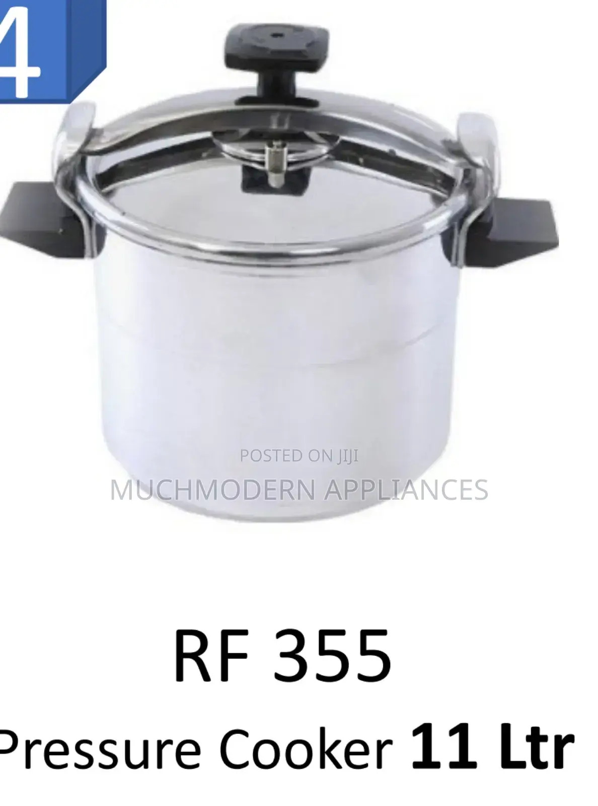 Royalford RF 355 
Pressure Cooker 11 Litres