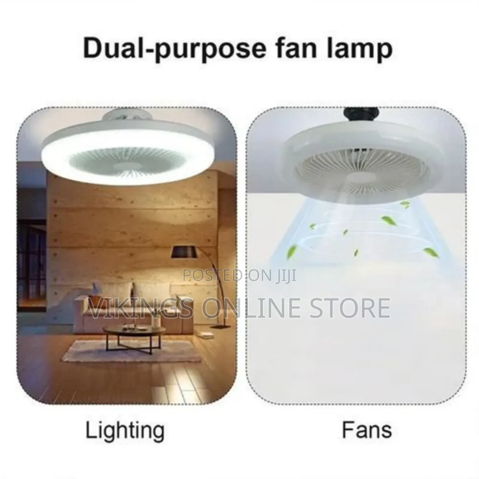 3 in 1 Led Ceiling Fan Lamp