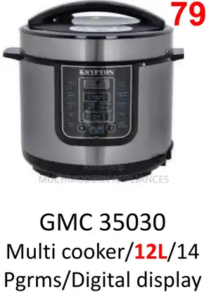 GMC 35030 
Multi Cooker/12l/14 
PGRMS/Digital Display