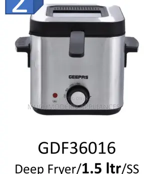 Geepas GDF36016
Deep Fryer/1.5 LTR/Stainless Steel