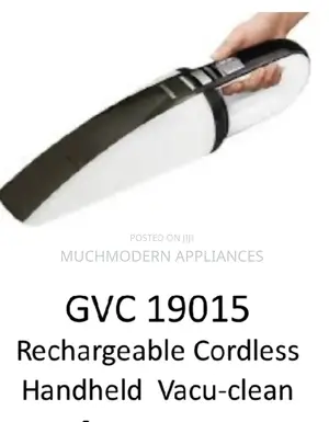 Geepas GVC 19015
Rechargeable Cordless 
 Vacuum Cleaner