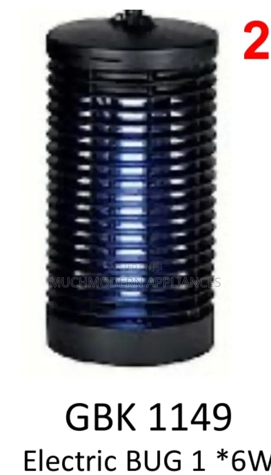 Geepas GBK 1149
Electric BUG Killer 6W