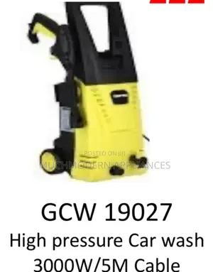 Geepas GCW 19027
High Pressure Car Wash 
3000w/5m Cable
