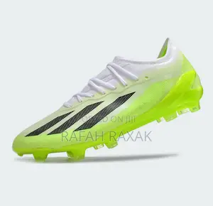 Original Lemon Green Adidas X Crazyfast FG Football Shoes