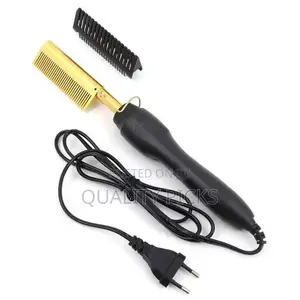 Electric Hot Comb Hair Straightener, High Heat