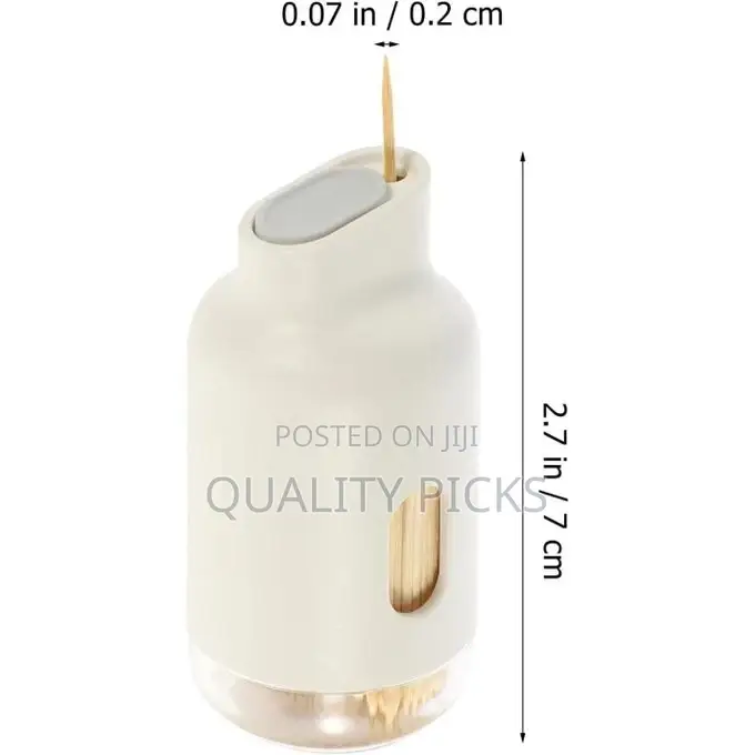 1pc Wooden Toothpicks Tabletop Toothpick Holder