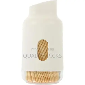 1pc Wooden Toothpicks Tabletop Toothpick Holder