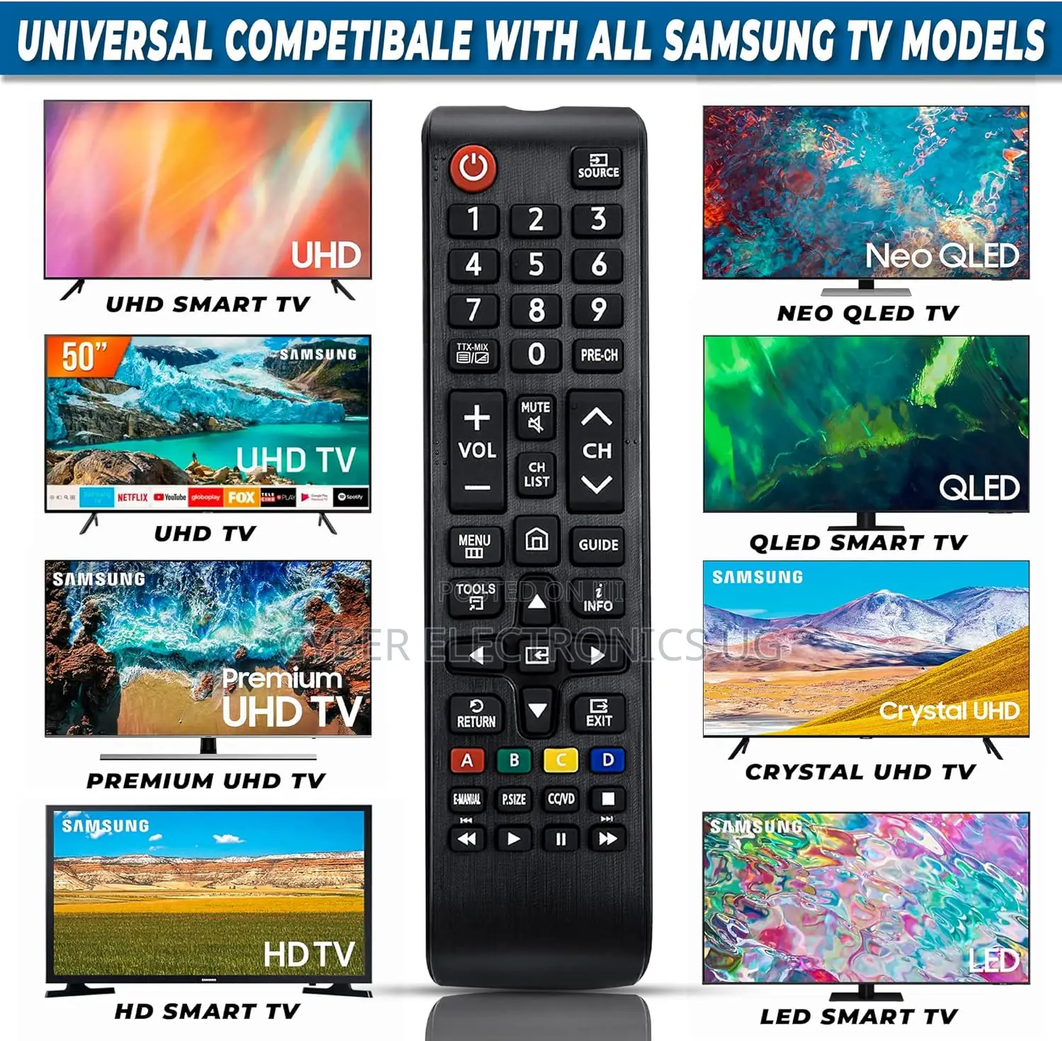 Universal Remote Control for Samsung Remote Control Tv