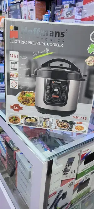 6.5L Electric Pressure Cooker 14in1 With Safety Features