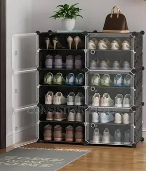 Plastic Shoe Rack Home Shoe Organizer