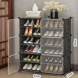 Anti-Dust Plastic Shoe Rack Organizer