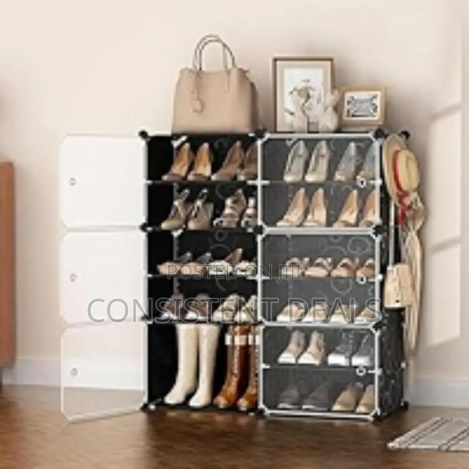 Anti-Dust Plastic Shoe Rack Organizer