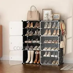 Anti-Dust Plastic Shoe Rack Organizer