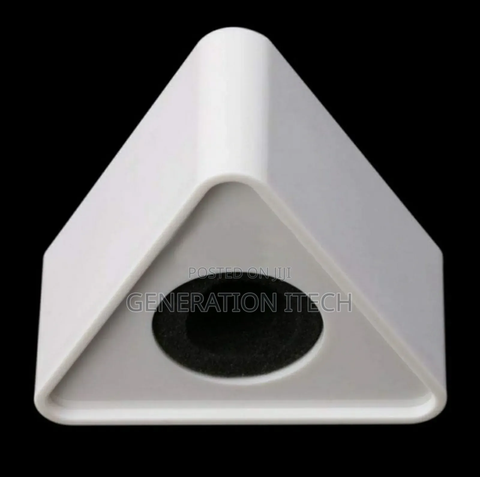 Portable Microphone Logo Flag Station