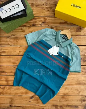 Turquoise Green Collard Tshirt