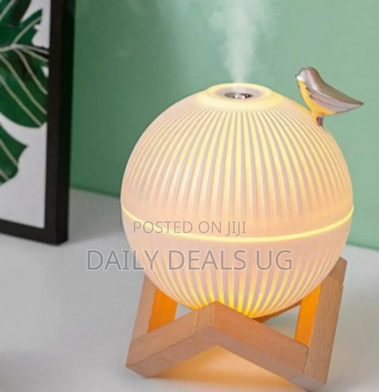 Humidifier With Wooden Stand