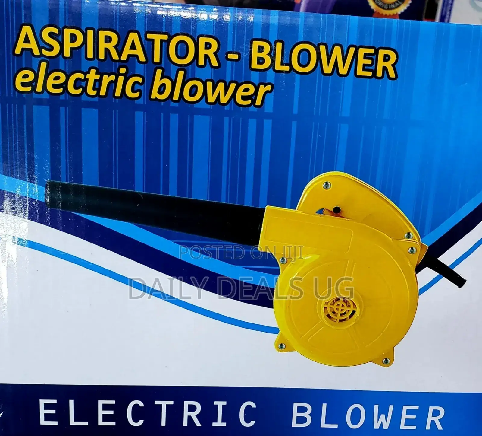 Yellow and Black Air Blower
