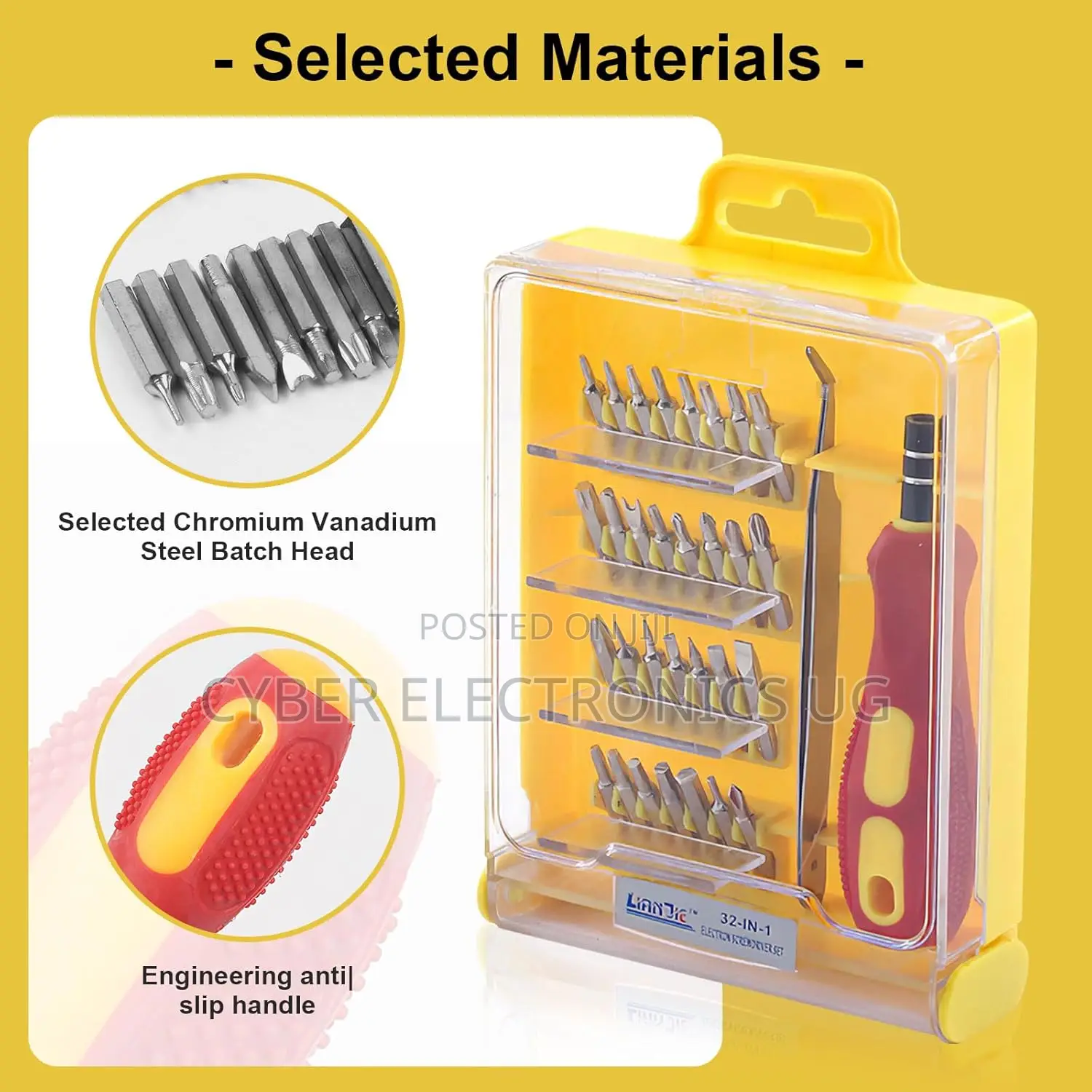 Precision Screwdriver Set, 32 in 1 Steel Screwdriver Kit