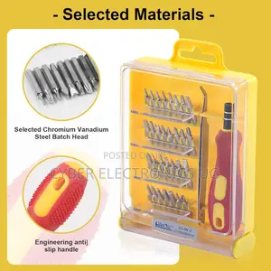 Precision Screwdriver Set, 32 in 1 Steel Screwdriver Kit