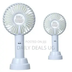 Rechargeable White Mini Fan