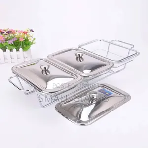 New Design 1.5L*3 Buffet Stainless Steel Food Warmer Set