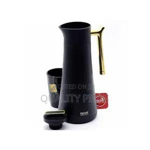 Regal 1L Stainless Steel Thermos Bottle Travel Flask- Black