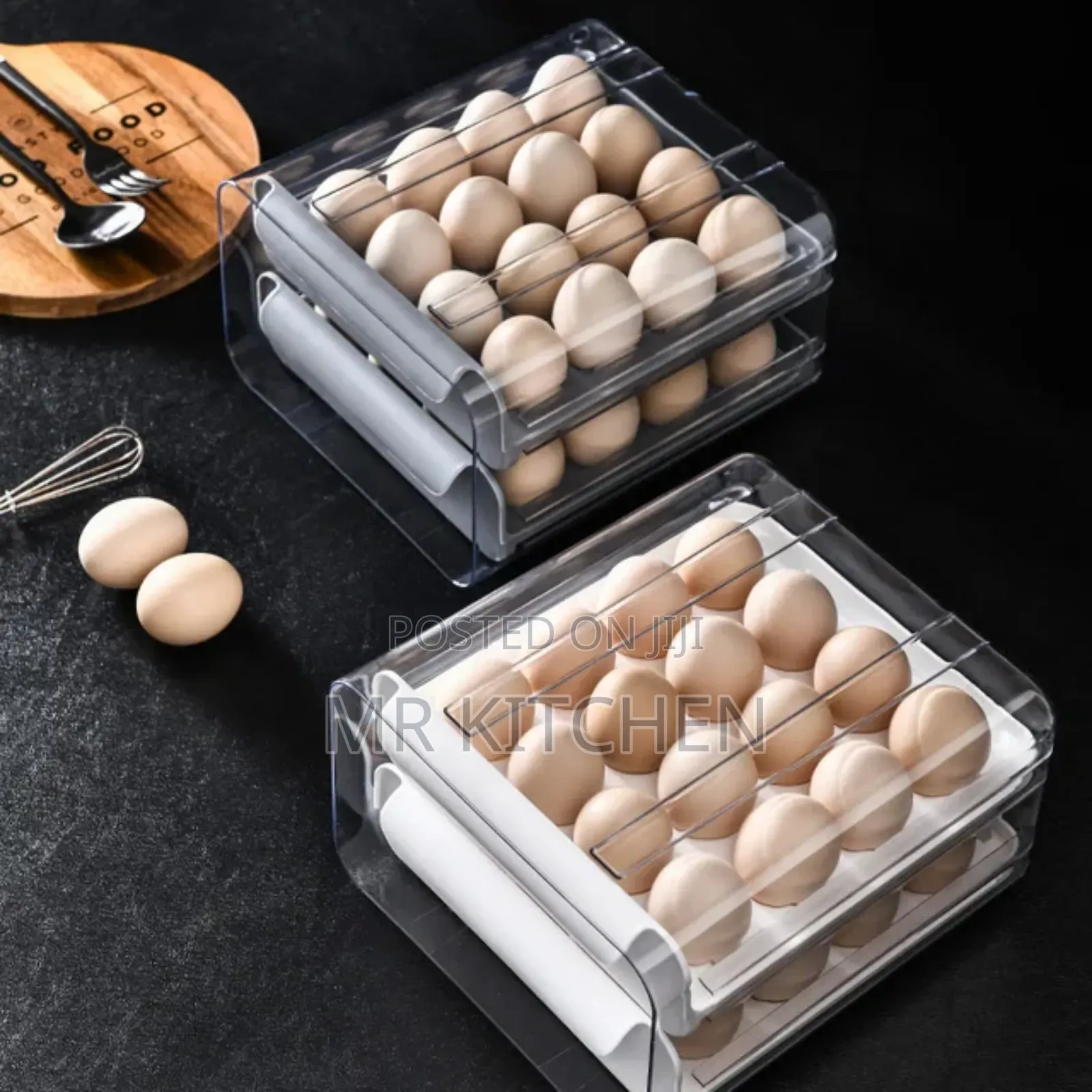 32 Grid Double Egg Storage Box