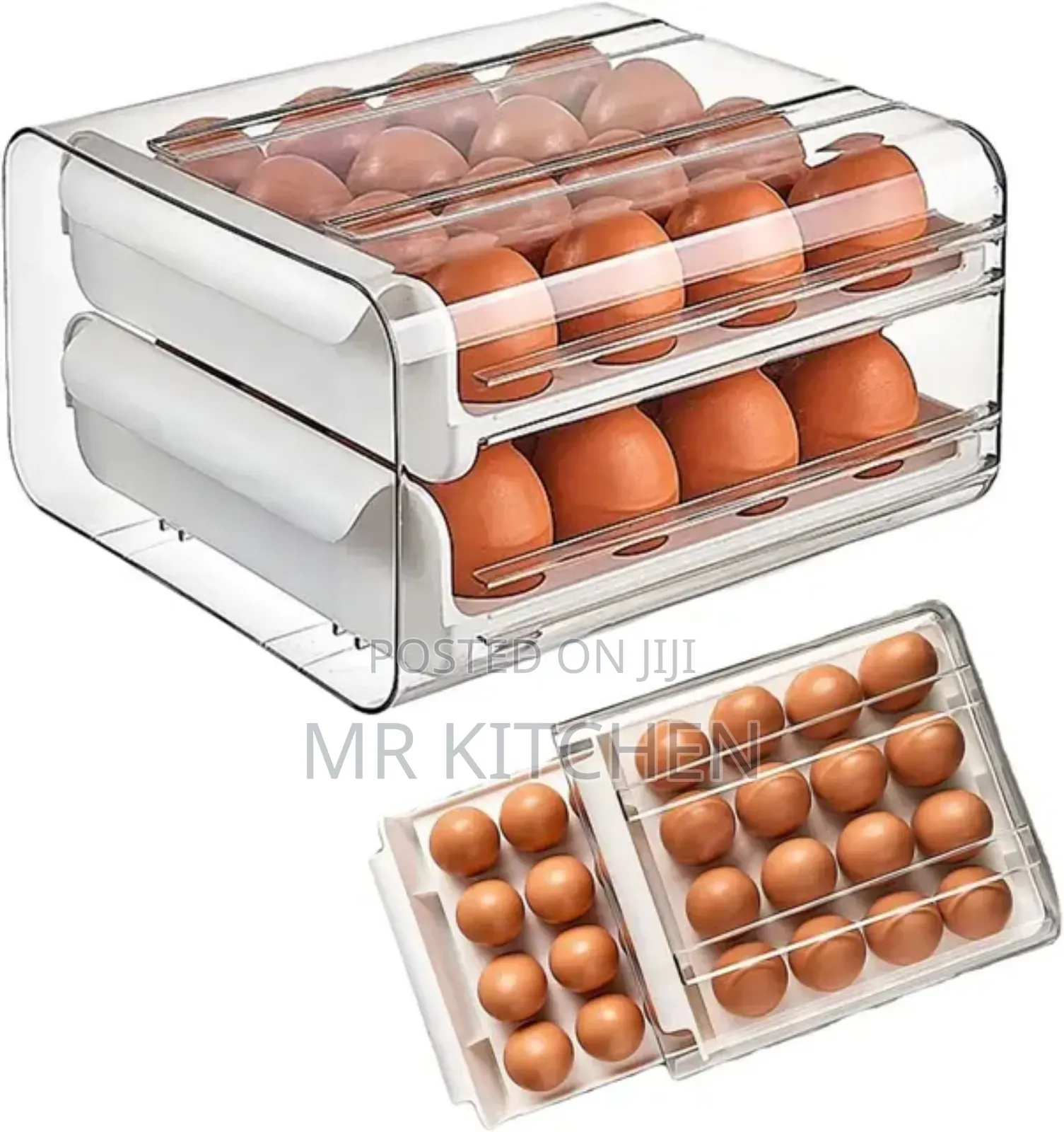 32 Grid Double Egg Storage Box