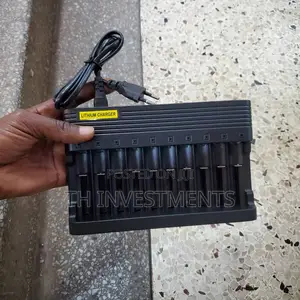 18650 Battery Charger 10 Slots Universal