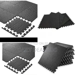 Protective Gym Exercise Interlocking Floor Mats 2ft×2ft 4pcs