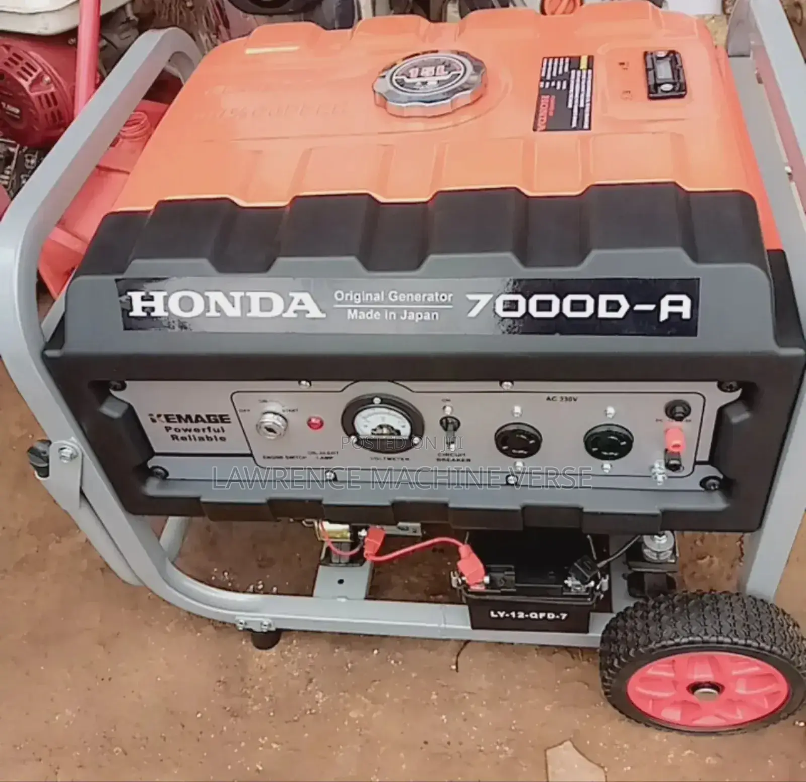 Gasoline Generator Key Start 7000d-A
