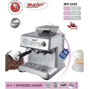 Maier Pump Steam Coffee, Espresso Cappuccino Maker Machine