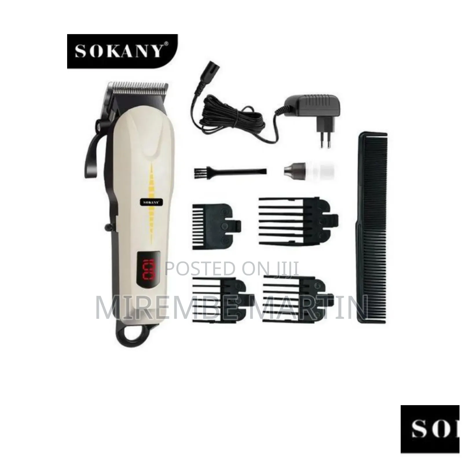 Sokany Rechargeable Electric Hair Clipper.