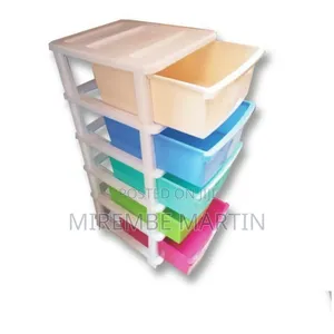 5 Tier Plastic Laundry Basket.