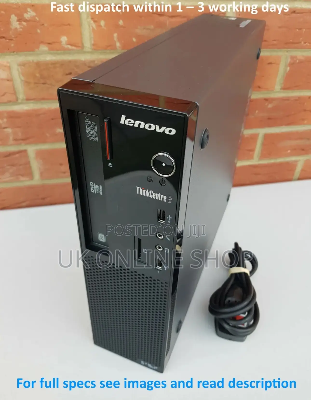 Desktop Computer Lenovo Ideacentre AIO 520 4GB Intel Core I3 HDD 500GB