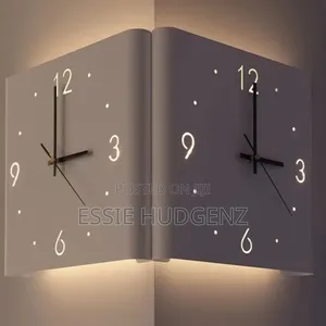 Double Sided Corner Wall Clock