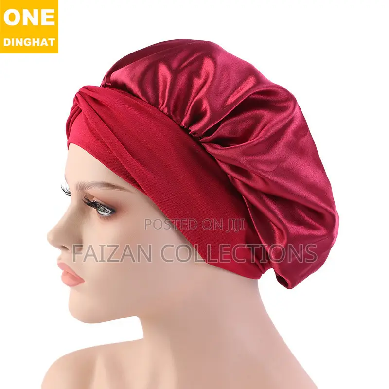 Satin Long Hair Nightcap Makeup Cap