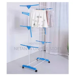 Standing Clothes Drying Rack With Wheels