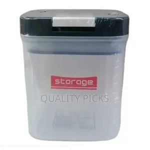 730ml Square Plastic Transparent Storage Box Tin Containers