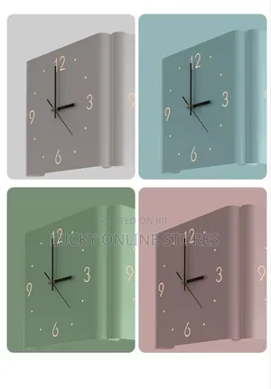 Double Sided Folding Wall Clock With Sensor
