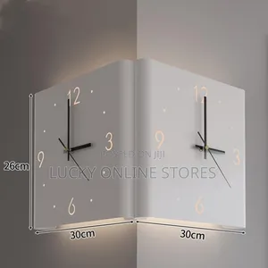 Double Sided Folding Wall Clock With Sensor