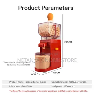 Home Electric Peanut Butter Maker